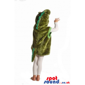 Green Dragon Plush Children Size Half-Length Costume - Custom