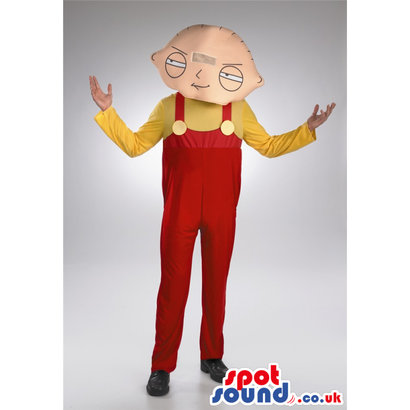 Buy Mascots Costumes in UK - Stewie Griffin Family Guy Cartoon Character  Costume Or Mascot Sizes L (175-180CM)