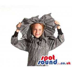 Cool Grey Triceratops Dinosaur Children Size Costume - Custom