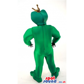 Green Shinny Hunter Frog Adult Size Costume With An Arrow -