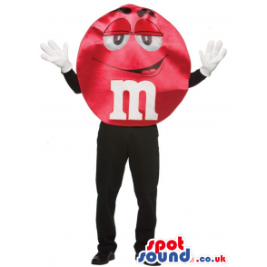 Shinny Red M&M'S Brand Name Chocolate Snack Popular Mascot -