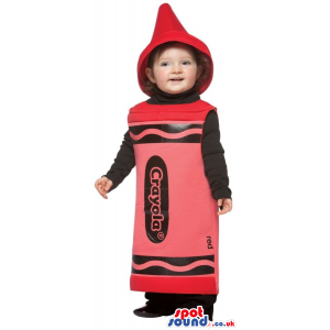 Cool Red Crayola Crayon Baby Or Children Size Costume - Custom