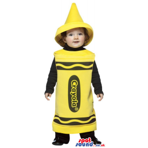 Cool Yellow Crayola Crayon Baby Or Children Size Costume -