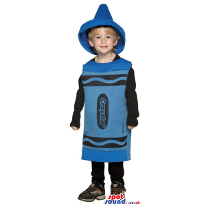 Cool Big Blue Crayola Crayon Children'S Size Costume - Custom