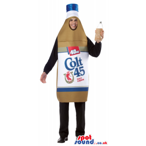 Big Drink Bottle Adult Size Costume Or Mascot With Brand Name -