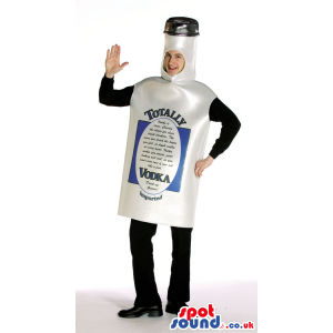 Big Vodka Bottle Adult Size Costume Or Mascot With Text -