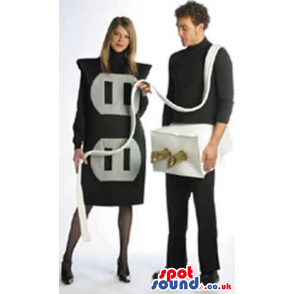 Very Original Plug And Socket Couple Adult Size Costume -