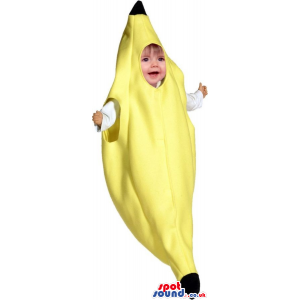 Very Cute Closed Yellow Banana Fruit Baby Size Costume - Custom