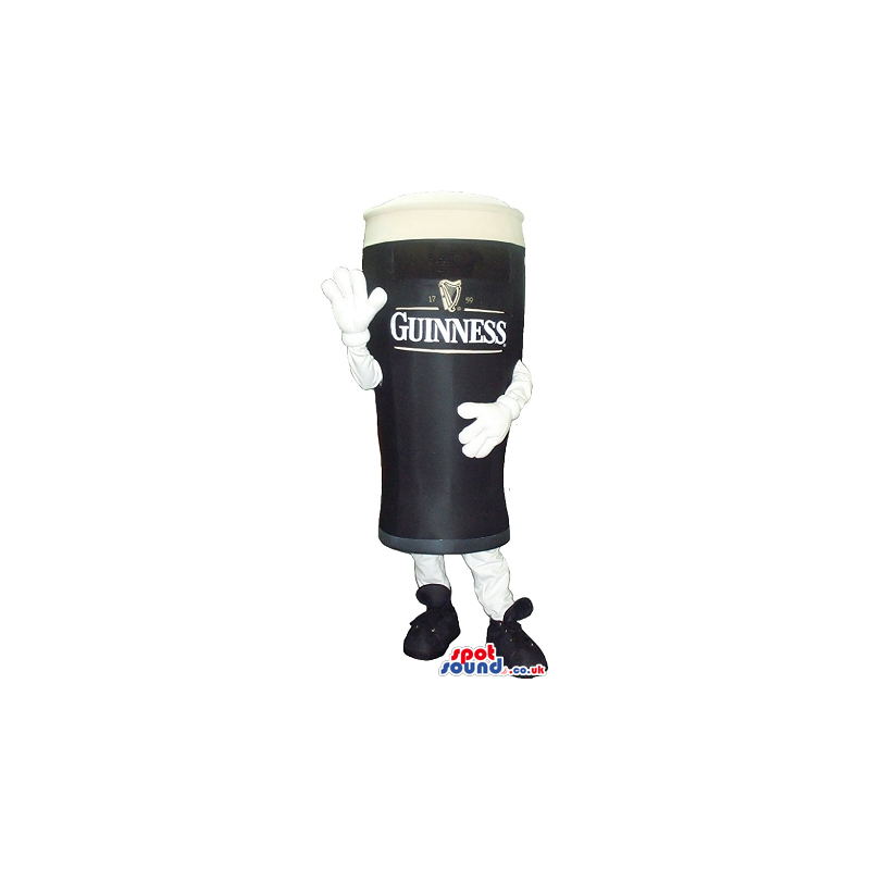 Cool Big Guinness Bear Pint Glass With Logo And No Face -