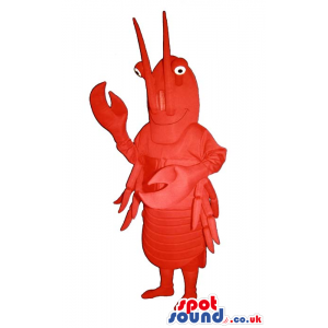 Customizable Red Lobster Or Shrimp Sea Animal Plush Mascot -