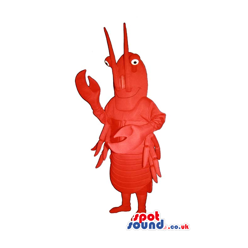 Customizable Red Lobster Or Shrimp Sea Animal Plush Mascot -