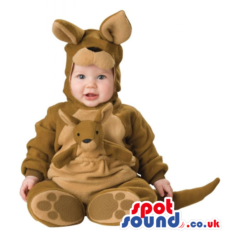 Very Cute Kangaroo Baby Size Costume With A Baby Toy - Custom