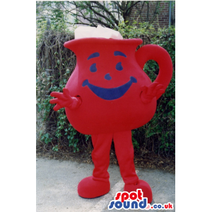 Fantasy Big Red Jar Plush Mascot With A Funny Face - Custom
