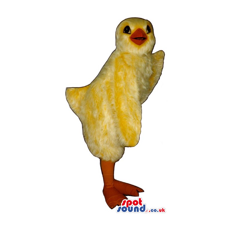 Customizable Cute Yellow Soft Chicken Plush Mascot - Custom