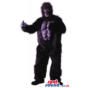 Very Strong And Big All Black Gorilla Plush Mascot - Custom