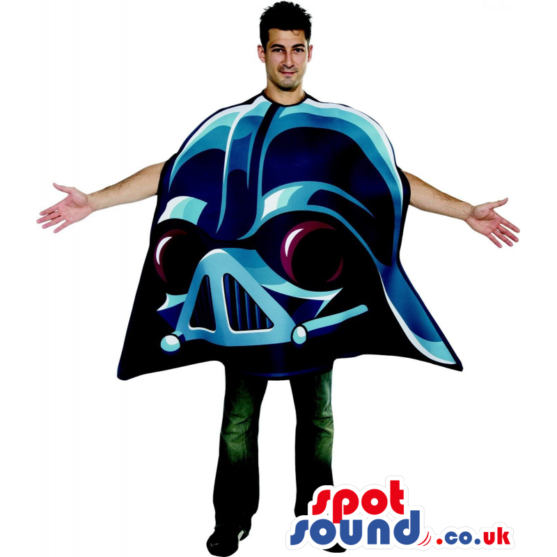 Cool Star Wars Darth Vader Head Adult Size Costume. - Custom