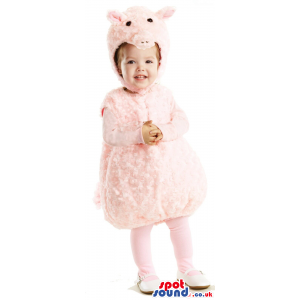 Very Cute Pink Pig Farm Animal Baby Size Plush Costume - Custom
