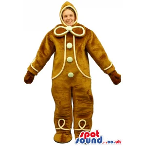 Cool Ginger-Bread Man Adult Size Costume Or Mascot - Custom