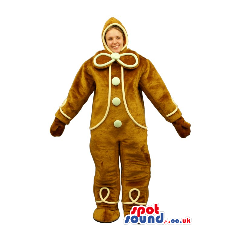 Cool Ginger-Bread Man Adult Size Costume Or Mascot - Custom