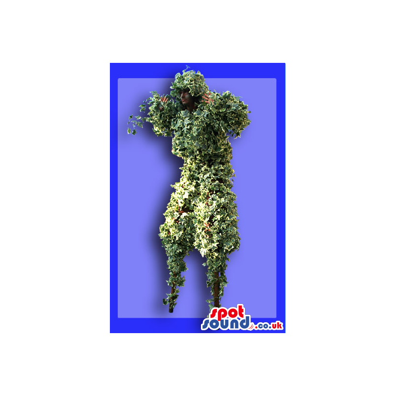 Amazing Grass Garden Man Adult Size Costume On Stilts - Custom