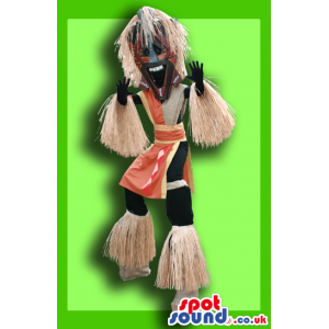 Amazing Tribal Aborigine Man Adult Size Costume On Stilts -