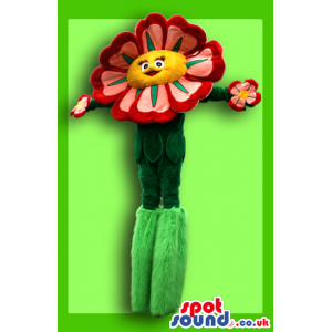 Amazing Spring Flower Adult Size Costume On Stilts. - Custom