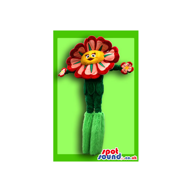 Amazing Spring Flower Adult Size Costume On Stilts. - Custom