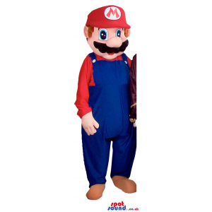 Popular Mario Bros. Video Game Character Plush Mascot - Custom