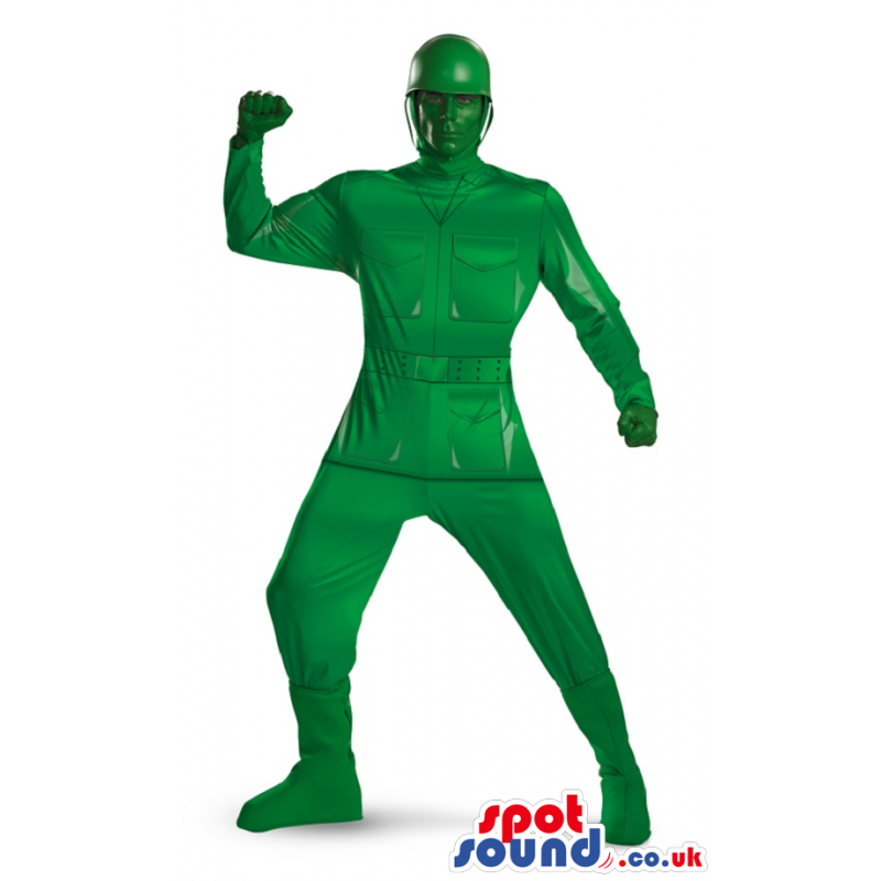 Amazing All Green Toy Soldier Adult Size Costume - Custom