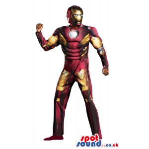 Fantastic Iron Man Character Adult Size Costume Or Mascot -