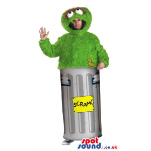 Green Muppet Sesame Street Character Adult Size Costume Or