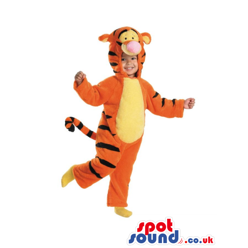 Cute Winnie The Pooh Tiger Character Children Size Costume -