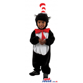 Amazing Cat In The Hat Cartoon Character Children Size Costume