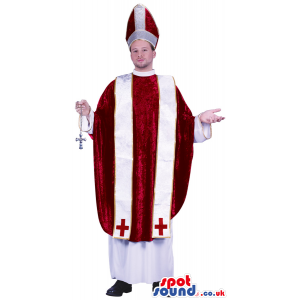 Fantastic Pope Cardinal Character Adult Size Costume - Custom