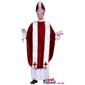 Fantastic Pope Cardinal Character Adult Size Costume - Custom