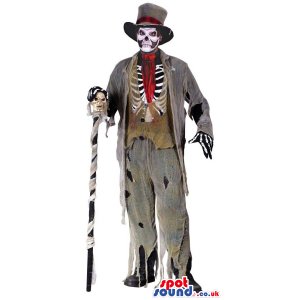 Fantastic Horror Zombie Dead Character Adult Size Costume -