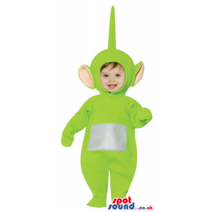 Very Cute Green Teletubbies Character Baby Size Plush Costume -