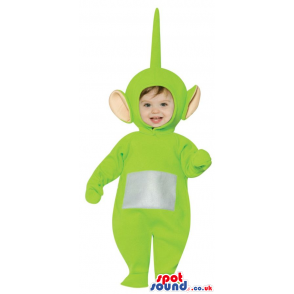 Very Cute Green Teletubbies Character Baby Size Plush Costume -