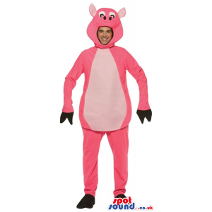 Amazing Big Pig Adult Size Plush Costume Or Mascot - Custom