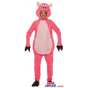 Amazing Big Pig Adult Size Plush Costume Or Mascot - Custom