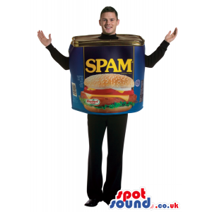 Big Spam Ham Can Adult Size Plush Costume Or Mascot - Custom