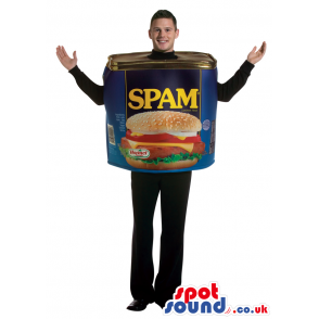 Big Spam Ham Can Adult Size Plush Costume Or Mascot - Custom