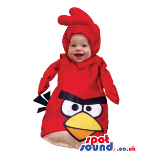 Very Cute Red Angry Birds Character Baby Size Costume - Custom