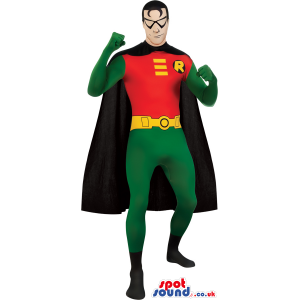Cool Batman Robin Marvel Cartoon Character Adult Size Costume -