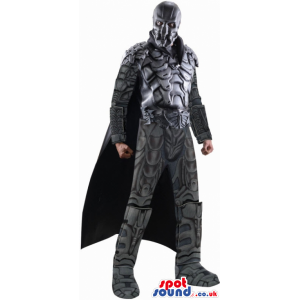 Great All Black Hero Cartoon Character Adult Size Costume -