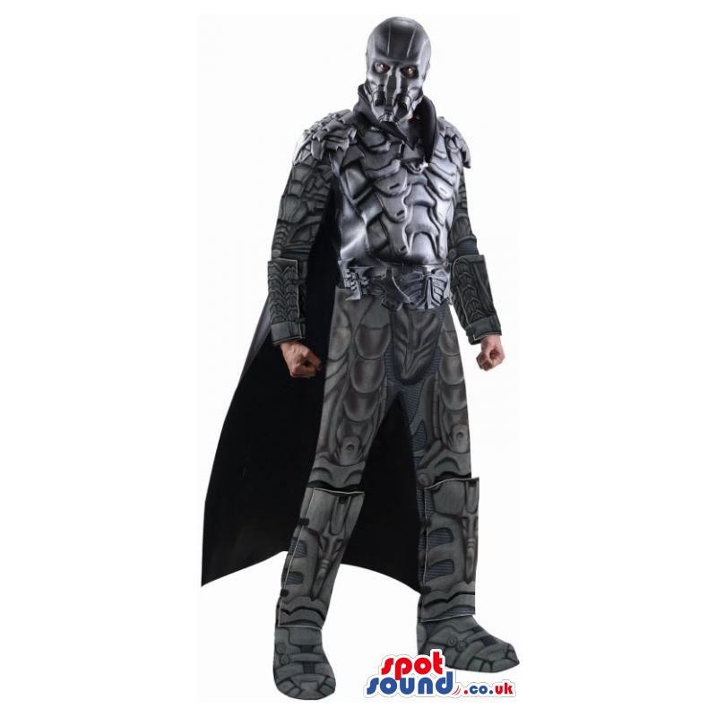 Great All Black Hero Cartoon Character Adult Size Costume -
