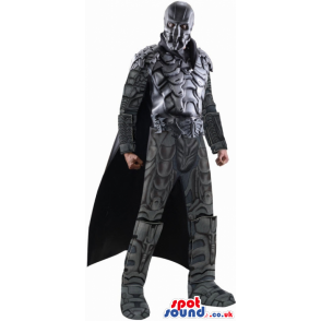 Great All Black Hero Cartoon Character Adult Size Costume -