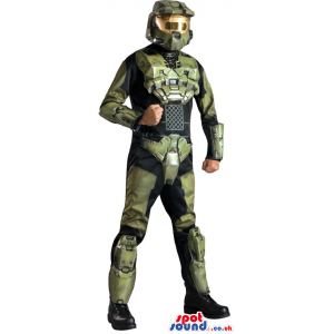 Great Big Space Warrior Toy Character Adult Size Costume -