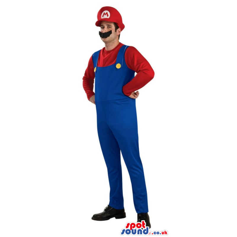 Mario Bros. Mario Video Game Character Adult Size Costume -