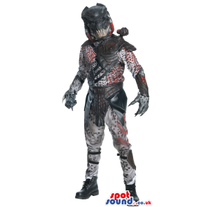 Great Scary Space Warrior Monster Character Adult Size Costume